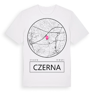 Czerna t-shirt – ekologisk bomull t-shirt från Pinshirt