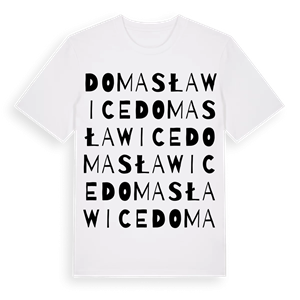 Domasławice ordlek t-shirt – ekologisk bomull t-shirt från Pinshirt