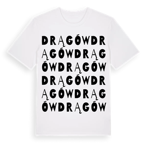 Drągów ordlek t-shirt – ekologisk bomull t-shirt från Pinshirt