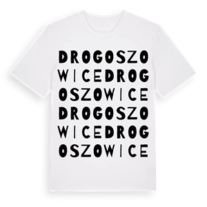 Drogoszowice ordlek t-shirt – ekologisk bomull t-shirt från Pinshirt