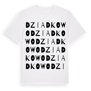 Dziadkowo ordlek t-shirt – ekologisk bomull t-shirt från Pinshirt