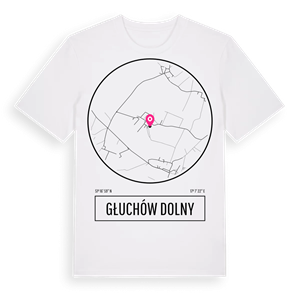 Głuchów Dolny t-shirt – ekologisk bomull t-shirt från Pinshirt