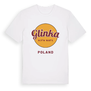 Glinka cirkel t-shirt – ekologisk bomull t-shirt från Pinshirt