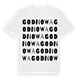 Godnowa ordlek t-shirt
