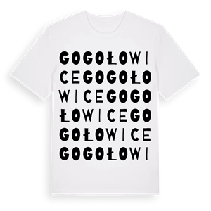 Gogołowice ordlek t-shirt – ekologisk bomull t-shirt från Pinshirt