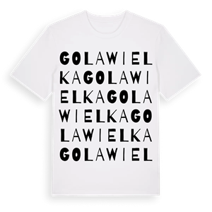 Gola Wielka ordlek t-shirt – ekologisk bomull t-shirt från Pinshirt