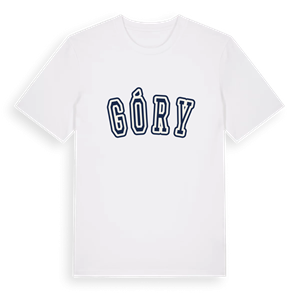 Góry college t-shirt – ekologisk bomull t-shirt från Pinshirt