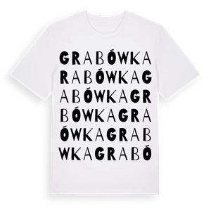 Grabówka ordlek t-shirt – ekologisk bomull t-shirt från Pinshirt