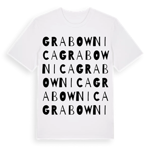 Grabownica ordlek t-shirt – ekologisk bomull t-shirt från Pinshirt