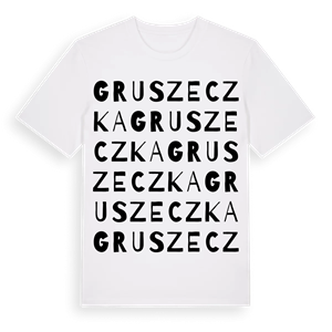 Gruszeczka ordlek t-shirt – ekologisk bomull t-shirt från Pinshirt