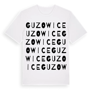 Guzowice ordlek t-shirt – ekologisk bomull t-shirt från Pinshirt