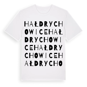 Hałdrychowice ordlek t-shirt – ekologisk bomull t-shirt från Pinshirt