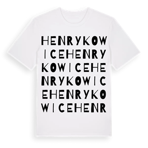 Henrykowice ordlek t-shirt – ekologisk bomull t-shirt från Pinshirt