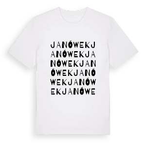 Janówek ordlek t-shirt – ekologisk bomull t-shirt från Pinshirt