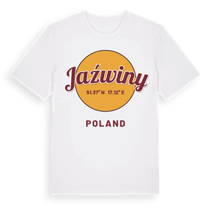 Jaźwiny cirkel t-shirt – ekologisk bomull t-shirt från Pinshirt