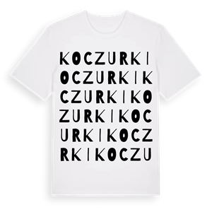 Koczurki ordlek t-shirt – ekologisk bomull t-shirt från Pinshirt