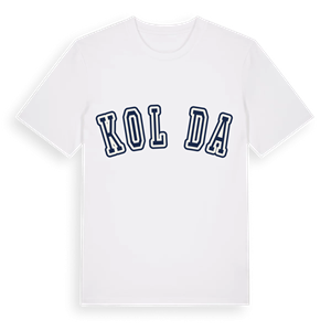 Kolęda college t-shirt – ekologisk bomull t-shirt från Pinshirt