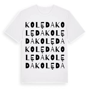 Kolęda ordlek t-shirt – ekologisk bomull t-shirt från Pinshirt