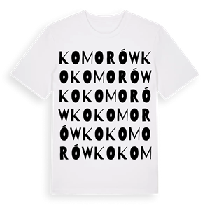 Komorówko ordlek t-shirt – ekologisk bomull t-shirt från Pinshirt