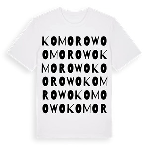 Komorowo ordlek t-shirt – ekologisk bomull t-shirt från Pinshirt