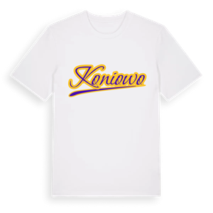 Koniowo baseball t-shirt – ekologisk bomull t-shirt från Pinshirt