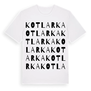 Kotlarka ordlek t-shirt – ekologisk bomull t-shirt från Pinshirt