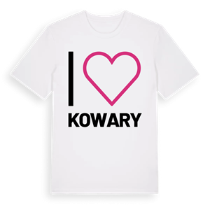Jag älskar Kowary t-shirt stort tryck – ekologisk bomull t-shirt från Pinshirt