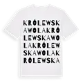 Królewska Wola ordlek t-shirt