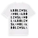 Królewska Wola ordlek t-shirt