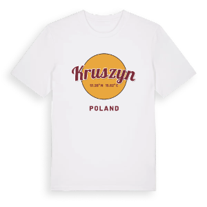 Kruszyn cirkel t-shirt – ekologisk bomull t-shirt från Pinshirt