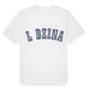 Lędzina college t-shirt – ekologisk bomull t-shirt från Pinshirt
