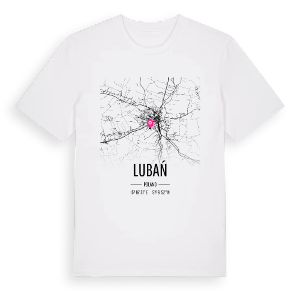Lubań karta t-shirt – ekologisk bomull t-shirt från Pinshirt