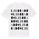 Luboradów ordlek t-shirt