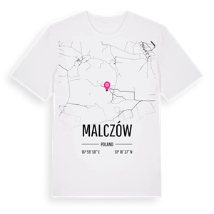 Malczów karta t-shirt – ekologisk bomull t-shirt från Pinshirt