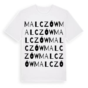 Malczów ordlek t-shirt – ekologisk bomull t-shirt från Pinshirt