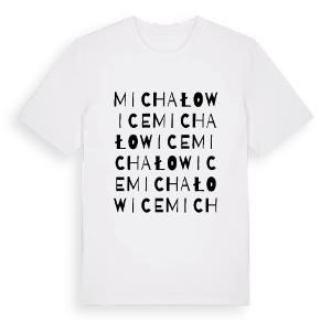 Michałowice ordlek t-shirt – ekologisk bomull t-shirt från Pinshirt