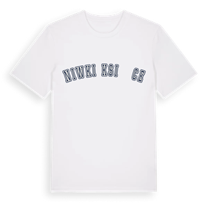 Niwki Książęce college t-shirt – ekologisk bomull t-shirt från Pinshirt