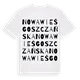 Nowa Wieś Goszczańska ordlek t-shirt