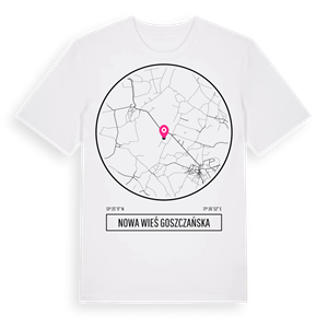 Nowa Wieś Goszczańska t-shirt – ekologisk bomull t-shirt från Pinshirt