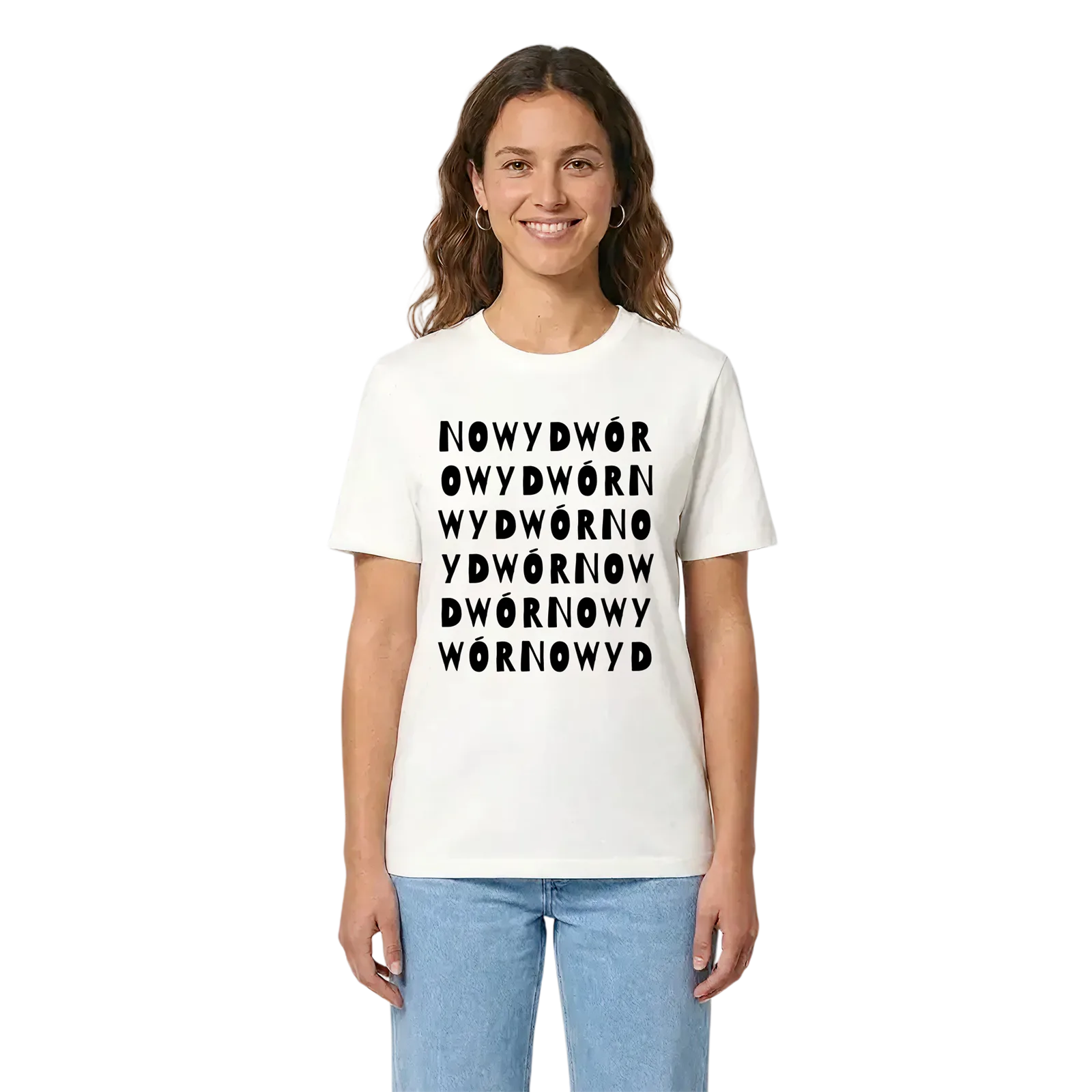 Nowy Dwór ordlek t-shirt – White, i miljö