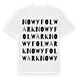 Nowy Folwark ordlek t-shirt