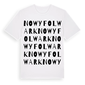 Nowy Folwark ordlek t-shirt – ekologisk bomull t-shirt från Pinshirt