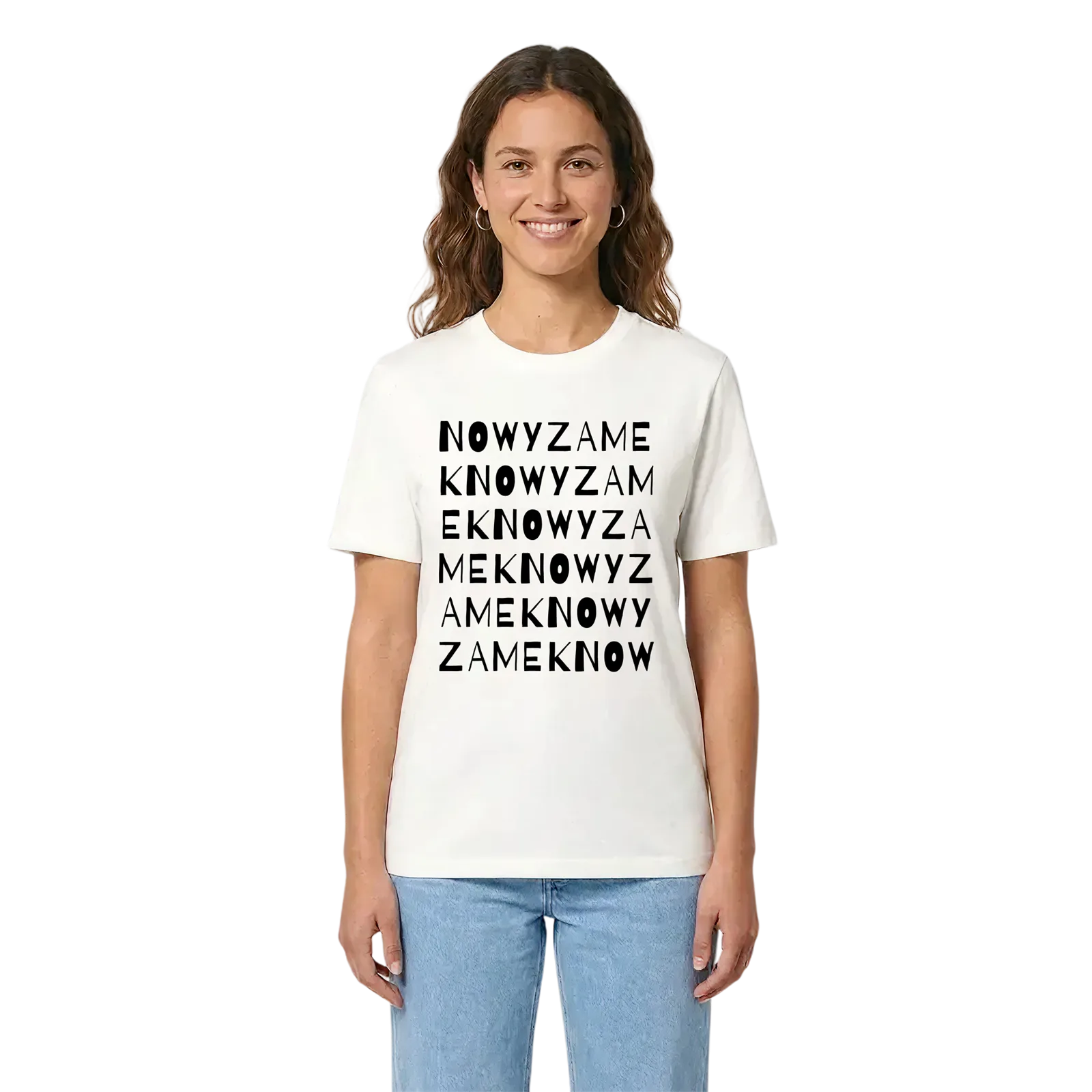 Nowy Zamek ordlek t-shirt – White, i miljö