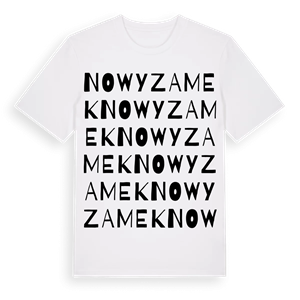 Nowy Zamek ordlek t-shirt – ekologisk bomull t-shirt från Pinshirt