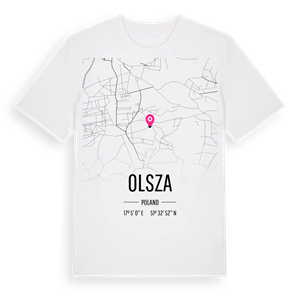 Olsza karta t-shirt – ekologisk bomull t-shirt från Pinshirt