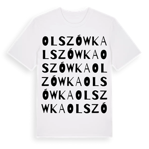 Olszówka ordlek t-shirt – ekologisk bomull t-shirt från Pinshirt