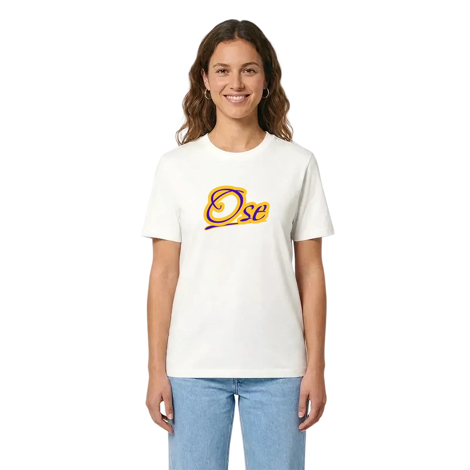 Ose baseball t-shirt – White, i miljö