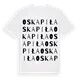 Oska Piła ordlek t-shirt