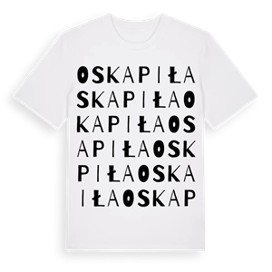 Oska Piła ordlek t-shirt – ekologisk bomull t-shirt från Pinshirt