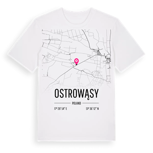 Ostrowąsy karta t-shirt – ekologisk bomull t-shirt från Pinshirt